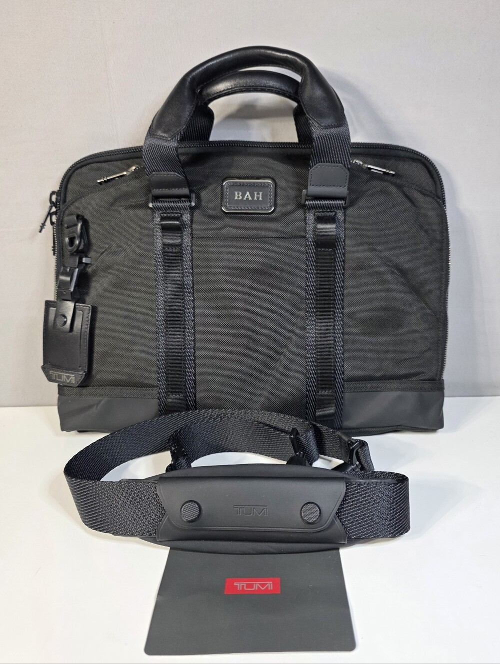 TUMI Genuine Alpha Bravo Academy Brief